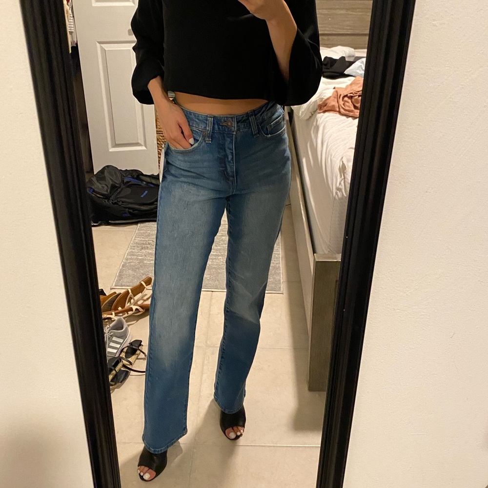 Scoop straight jeans